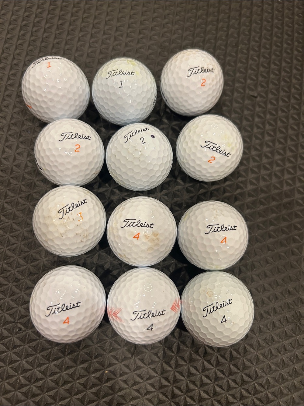 Titleist White Golf Balls Set of 12